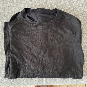 Lululemon black, long sleeve top size 10
